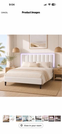 queen LED light up bed frame