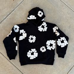 Denim Tears “The Cotton Wreath” Black Hoodie Men’s Medium M