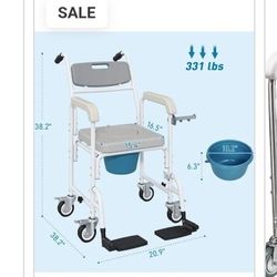 portable bath wheel chair 