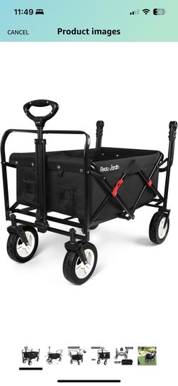 Folding Wagon Cart New In Box