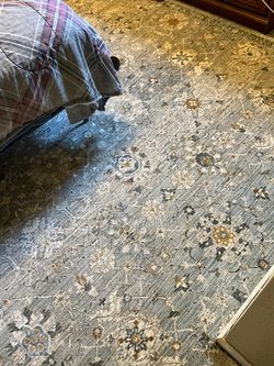 Blue/Gray Rug. Brand new