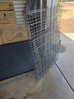 Large dog kennel with floor tray $50