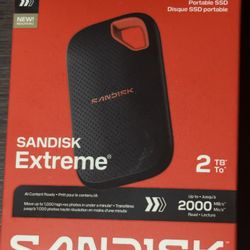 Sandisk Extreme 2TB SSD