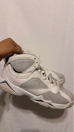 Air Jordan 7 White Silver Sneakers