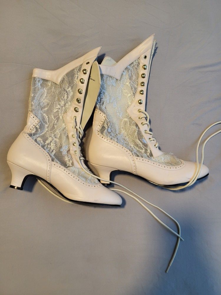Lace Renaissance Style Boots
