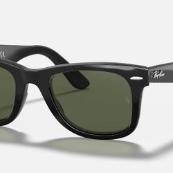 RAY BAN new Wayfairer Black Sunglasses Made In ITALY POLARIZED