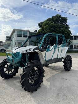 Can Am Lifted On Portals Side By Side