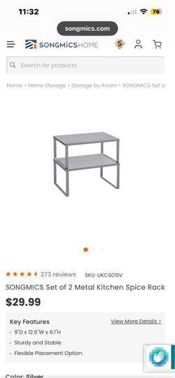 Songmics Cabinet Shelf