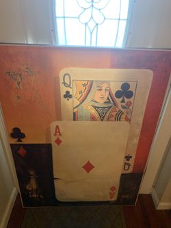 Ace Queen Canvas Painting