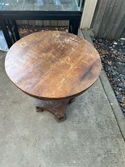 Wood table