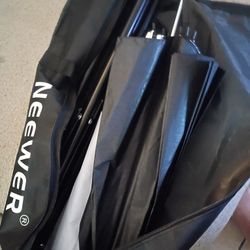 NEEWER 33"/84CM Flash Mount Three Umbrellas Kit for Canon