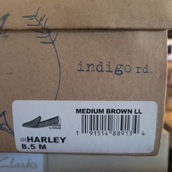 USED 8.5 LEATHER INDIGO SHOE