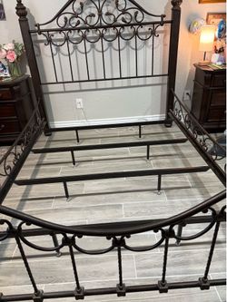 Queen bed frame