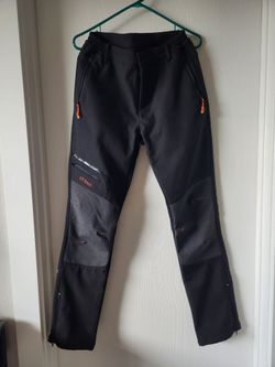 Black Outdoor Hiking Pants, size 6