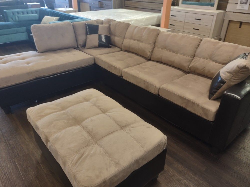 New Sectional Sofa With Reversible Chase