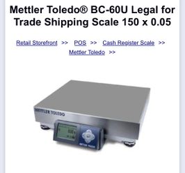 Mettler Toledo BC60 scale