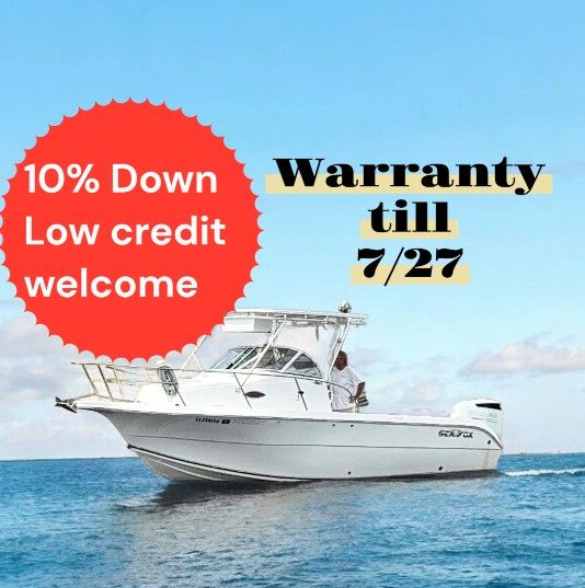 2004 26 SeaFox walkaround cabin cruiser boat