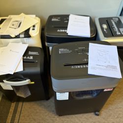 Brand New Heavy Duty Paper Shredders 