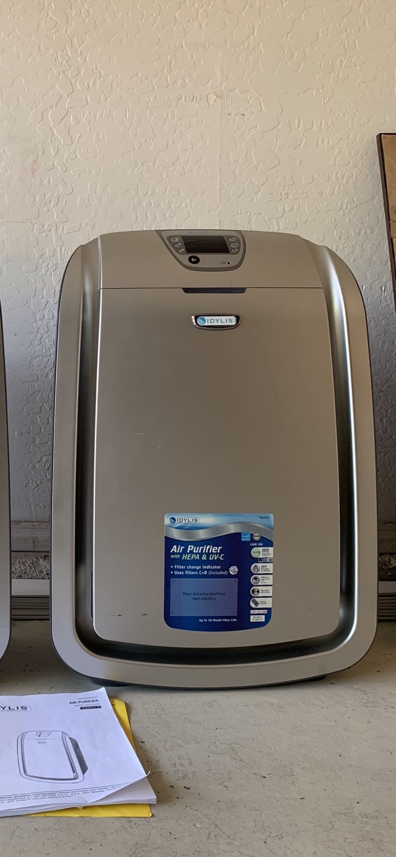 IIDYLIS Air Purifier With Hepa Y Uv -C