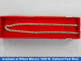 Cuban Link Chain - Yellow Gold 14k (.585) 39.8 grams 25 inch