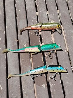 Vintage Fred Arbogast AC Plug Fishing Lures