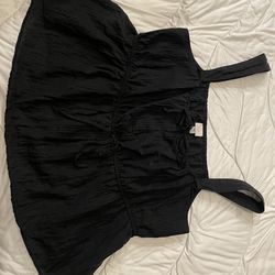 Keyhole babydoll black top, xxl Target a New day,