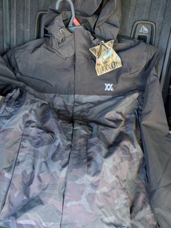 NWT Dixxon Tech Windbreaker Jacket - Camo / Black (New)