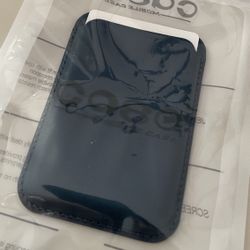 Mag-Safe Wallet Leather Compatible with iPhone 17/16/15/14/13/12 Pro/Max/Plus/Mini, Card Holder with Mag-Safe Magnet (Blue)