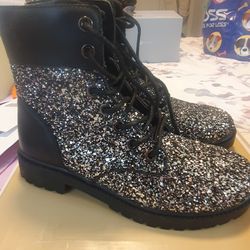 Michael Kors Alistar Combat Boots Size Womens 7.5