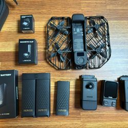 HOVERAir X1 PRO Max 8K Drone Combo - Controller, Beacon, Four Batteries, Case