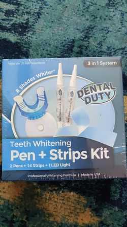 Teeth whitening kit with UV light BRAND NEW STILL SEALED