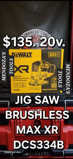 Dewalt Jig Saw 20v MAX XR 