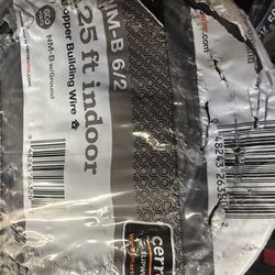 6/2 Romex electric copper wire 125ft new in original packaging ( price is firm )