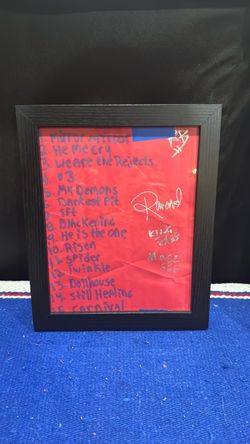 Raven Black Signed Setlist