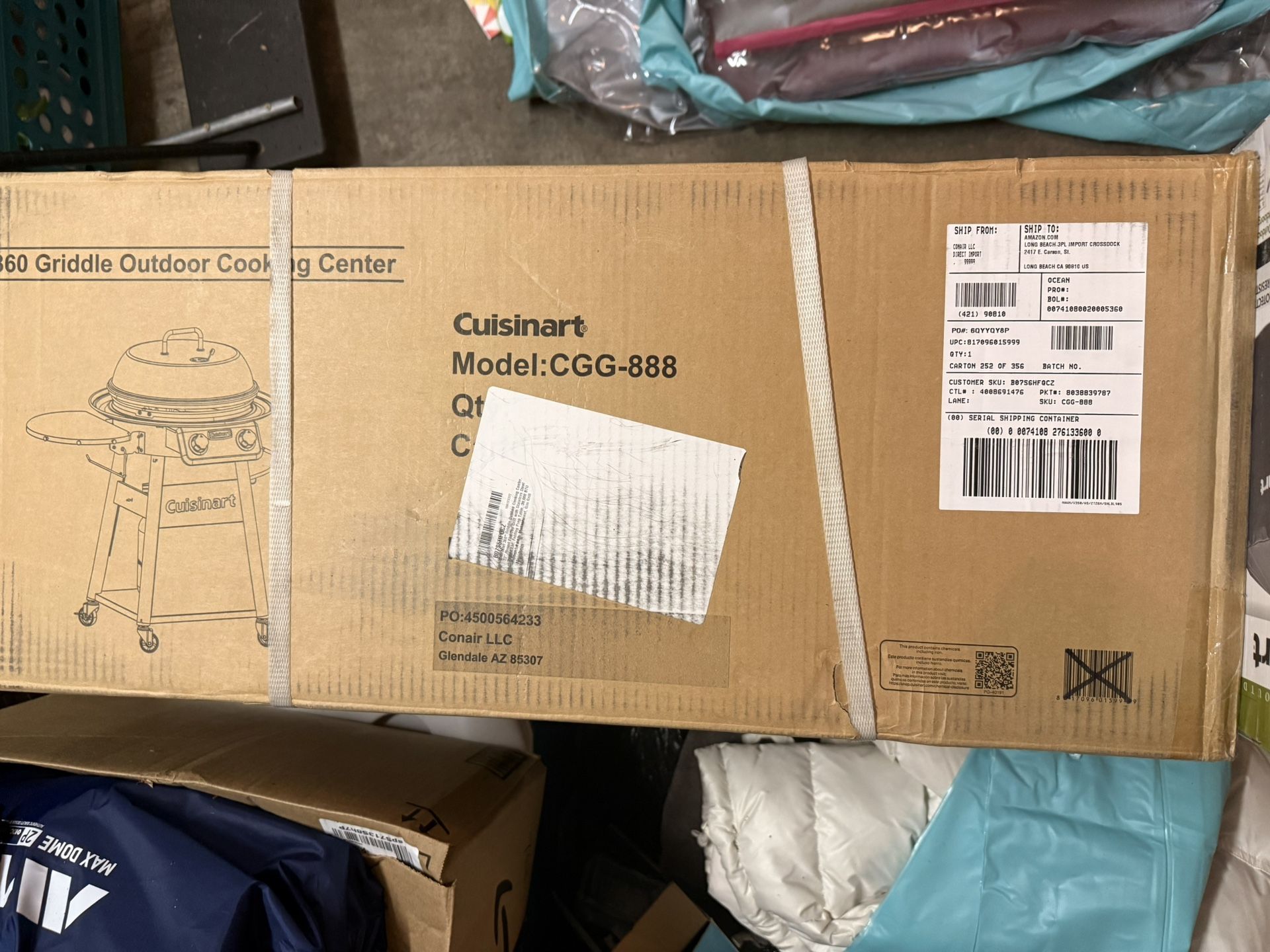 Cuisinart 360 Grill w/cover and 2 wire racks