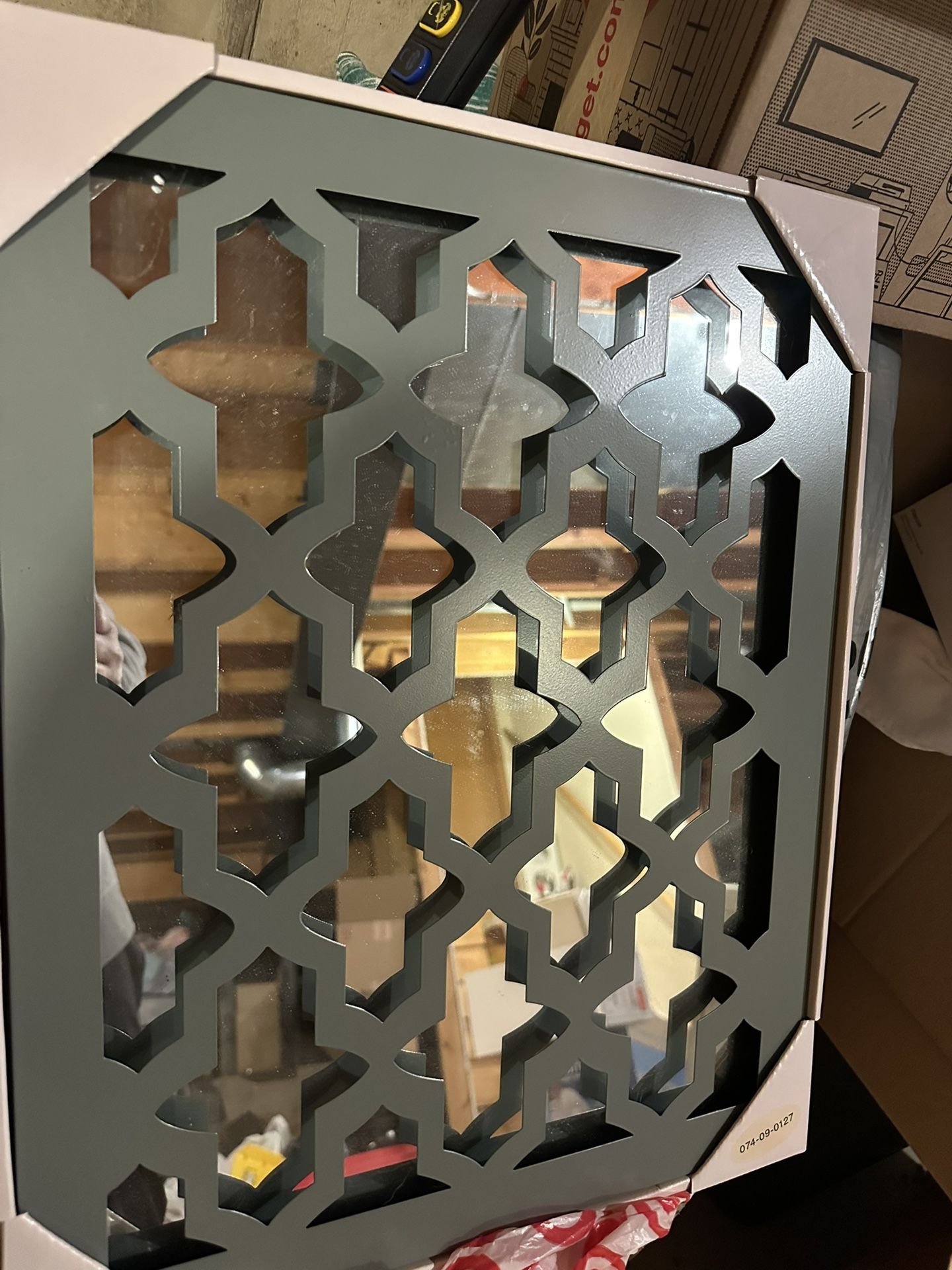 Decorative Green (Sage) Mirror