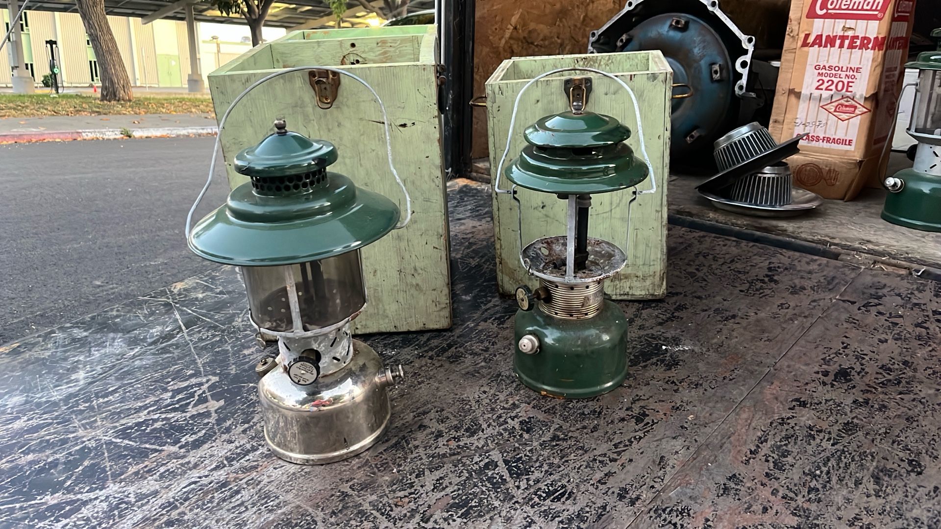 Antique Coleman lanterns