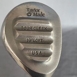 TaylorMade Tour Cleek 19* Fairway MetalWood RH Graphite Light Flex VTG TALL Golf Club Pittsburgh Persimmon