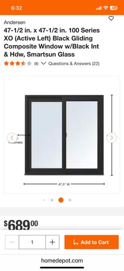 Andersen Custom Black Window 