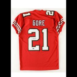 Frank Gore signed jersey