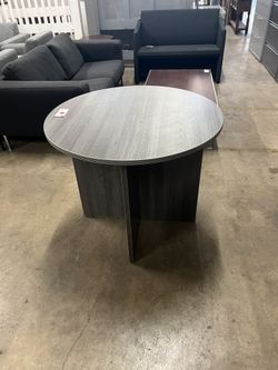 Round Grey Table