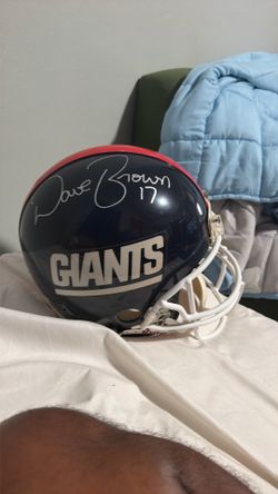 Nfl helmet Dave brown