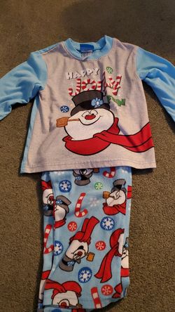 Boys Frosty Pajamas size 4
