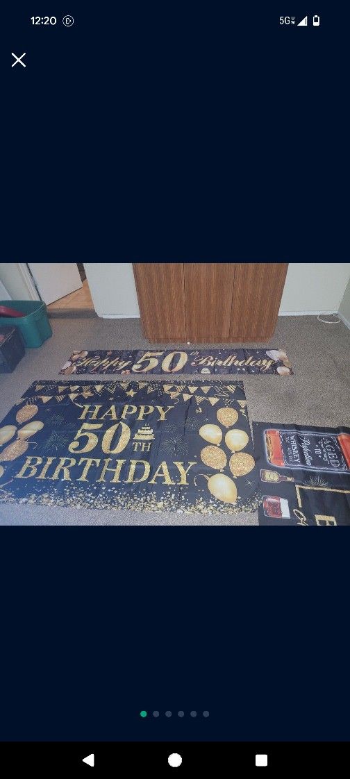 50th Birthday Party Decorations