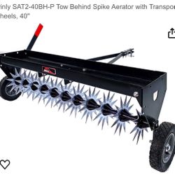 Brinley 40” Tow Behind Spike Aerator 
