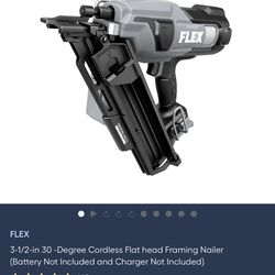 FLEX 30 Degree Cordless Framing Nailer