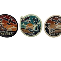 Rc Airplane Stickers Decal For Car Water bottle Laptop 