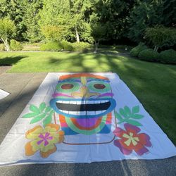 Tiki Mural On Canvas