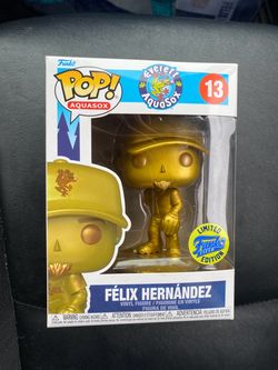Seattle Mariners Felix Hernandez Gold Aquasox Funko Pop