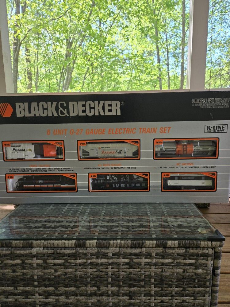 Black And Decker Toy Train Set